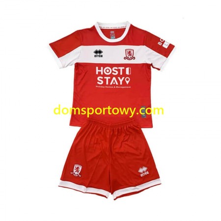 Koszulka Middlesbrough Dziecięcy Domowe Koszulki Piłkarskie 2024-2025 Krótki Rękaw
